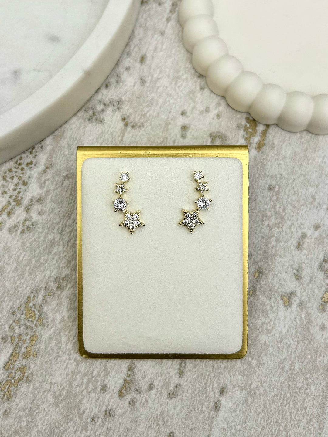 Gold Star Earrings