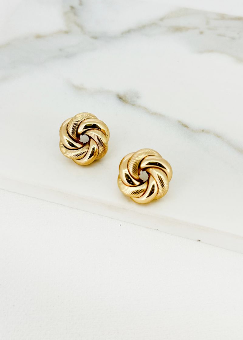 Circle Knot Detail Earrings