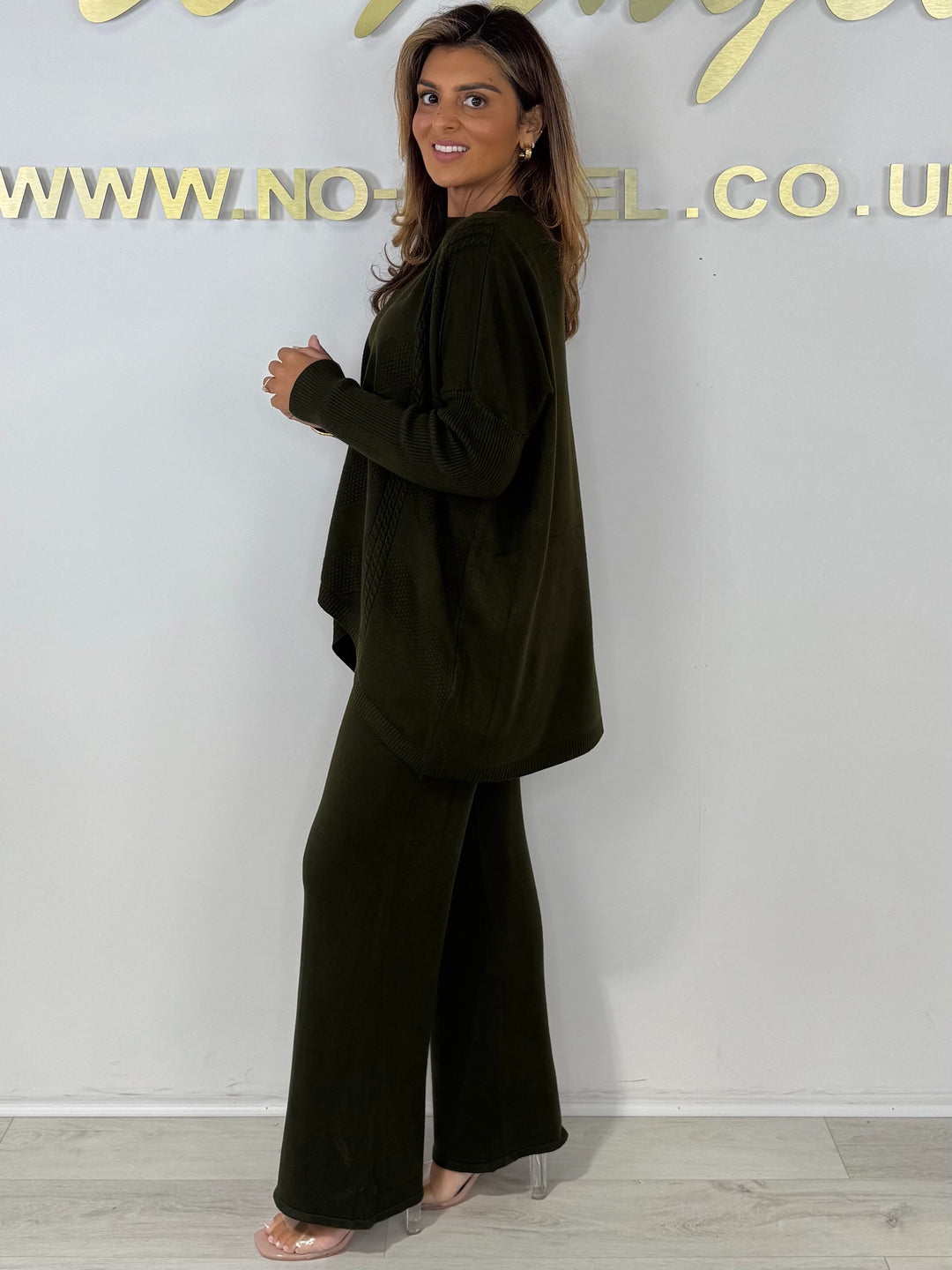 Soft Knit Cable Design Jumper & Wide Leg Trouser Co-ord (6 Colours)