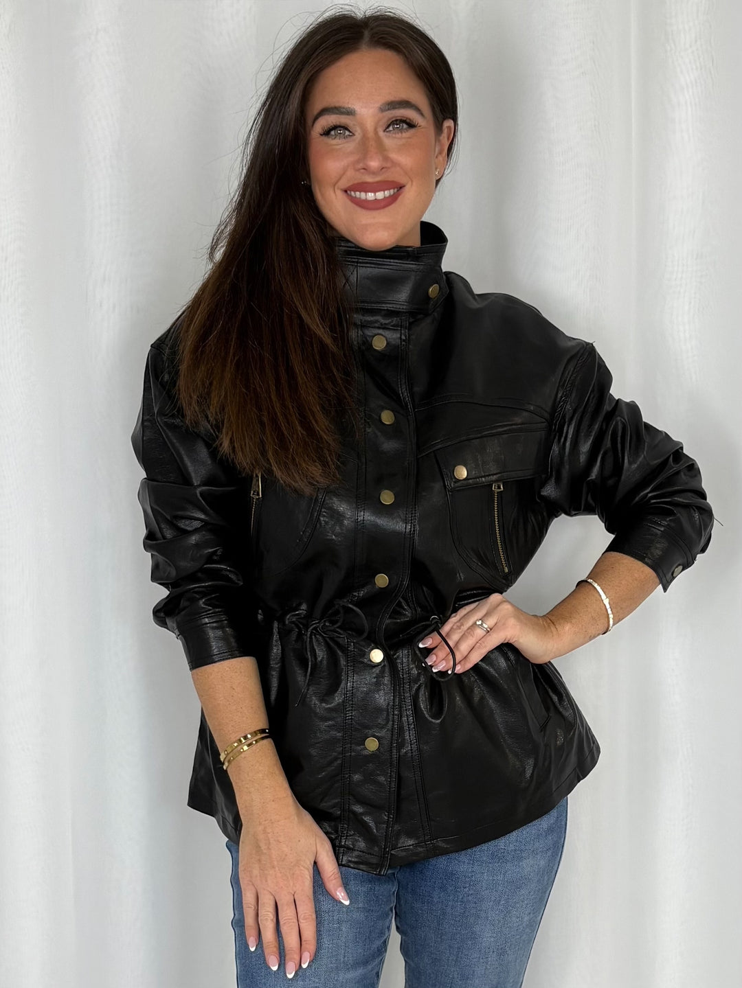 Faux Leather Jacket (2 Colours)