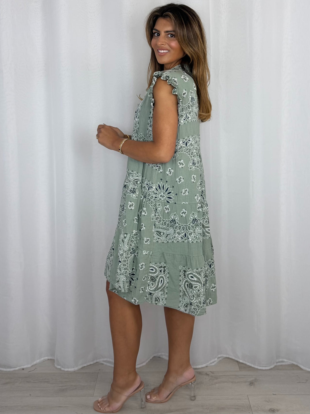 Paisley Print Smock Dress (9 Colours)