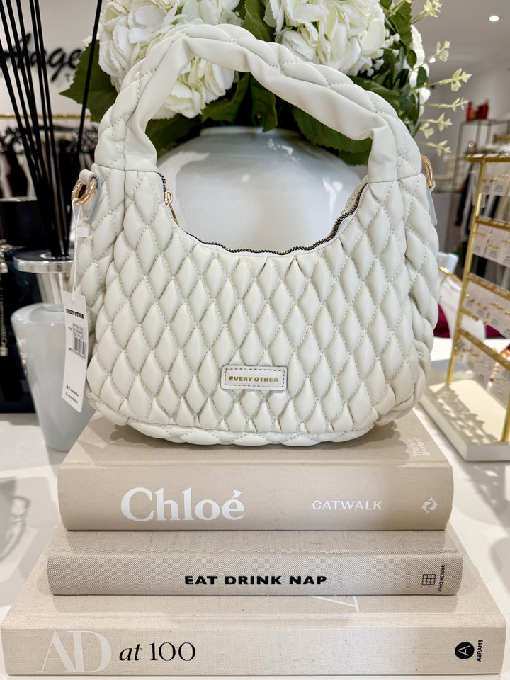 Quilted Style Grab Crossbody Bag (2 Colours)