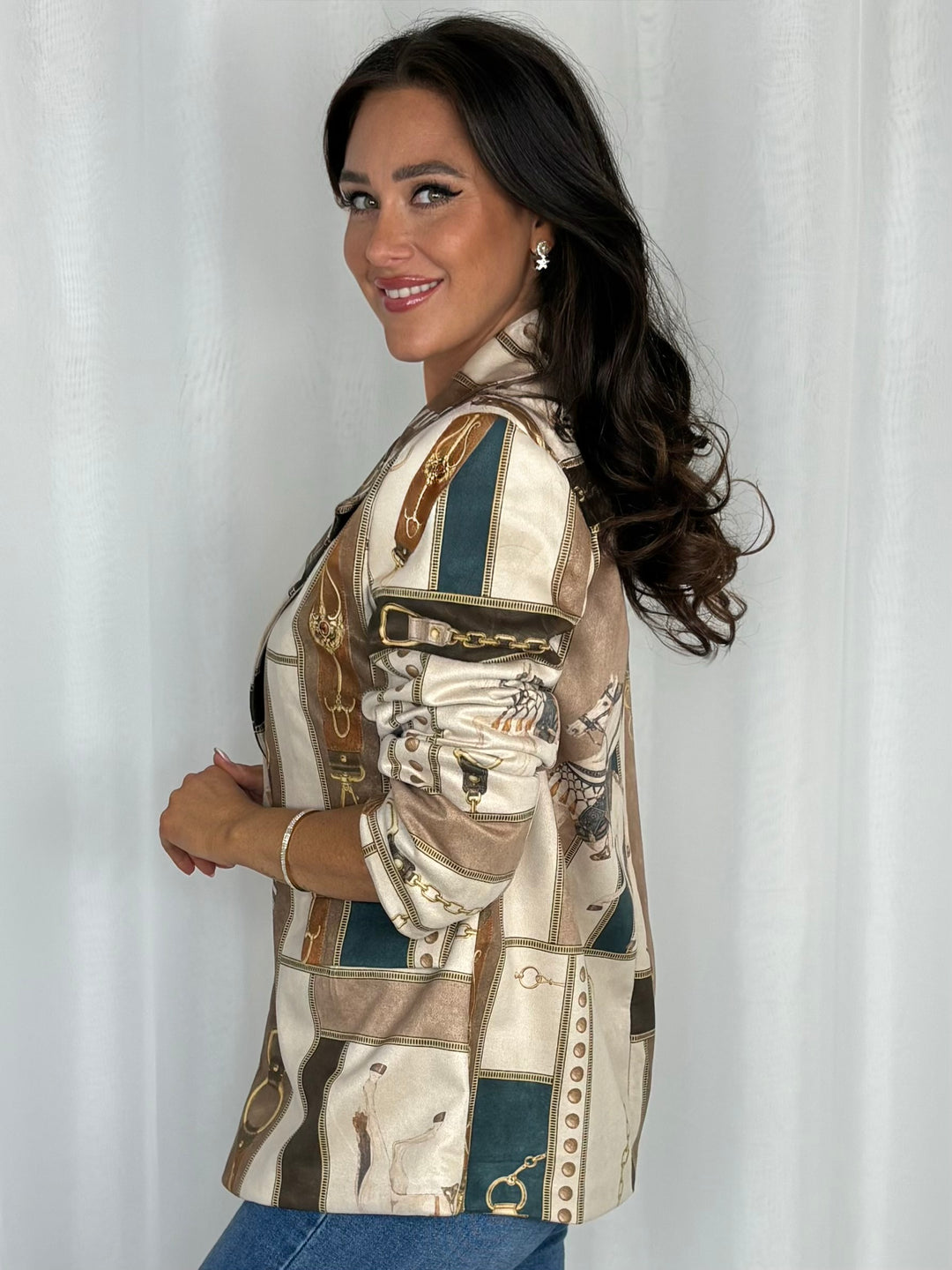 Oversized Horse Print Blazer (3 Colours)