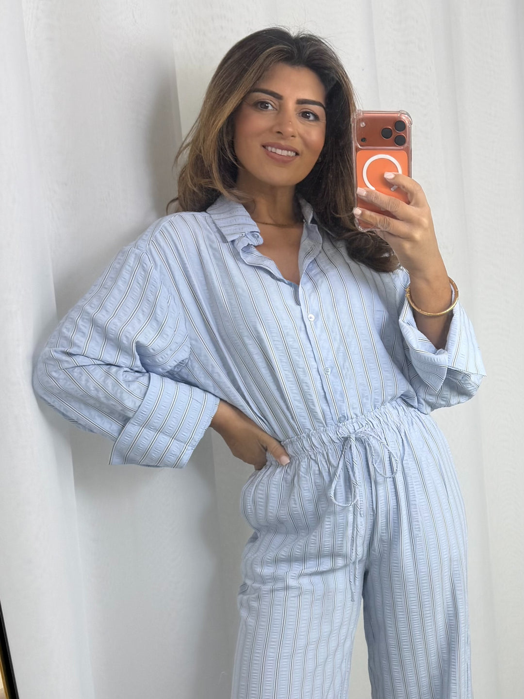 Striped Shirt & Trouser Co-Ord (2 Colours)