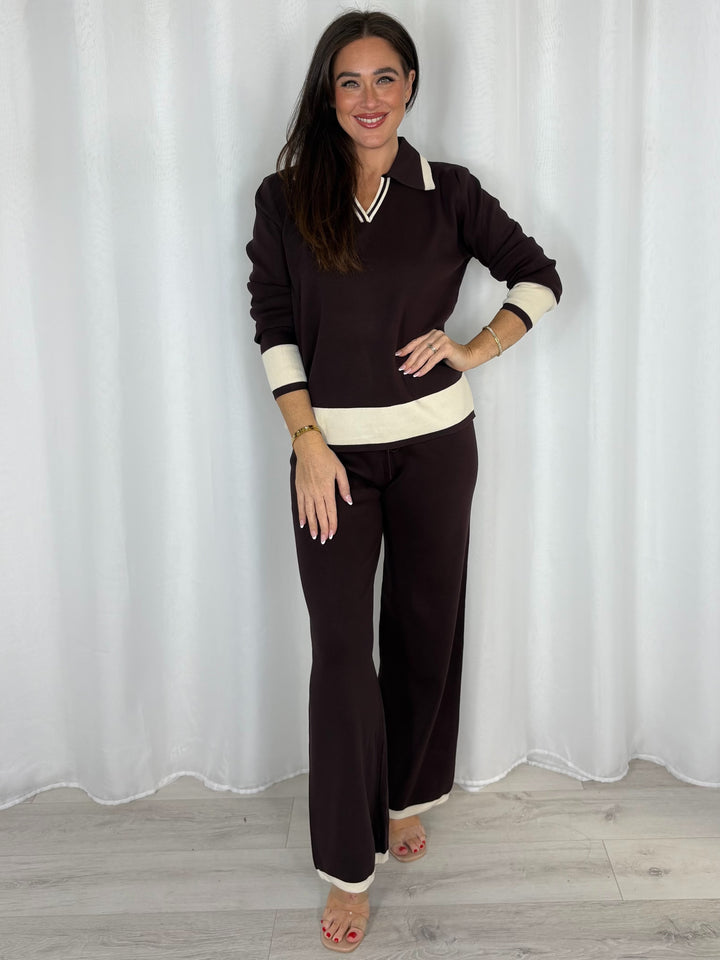 Collared Jumper And Trouser Co-Ord (4 Colours)