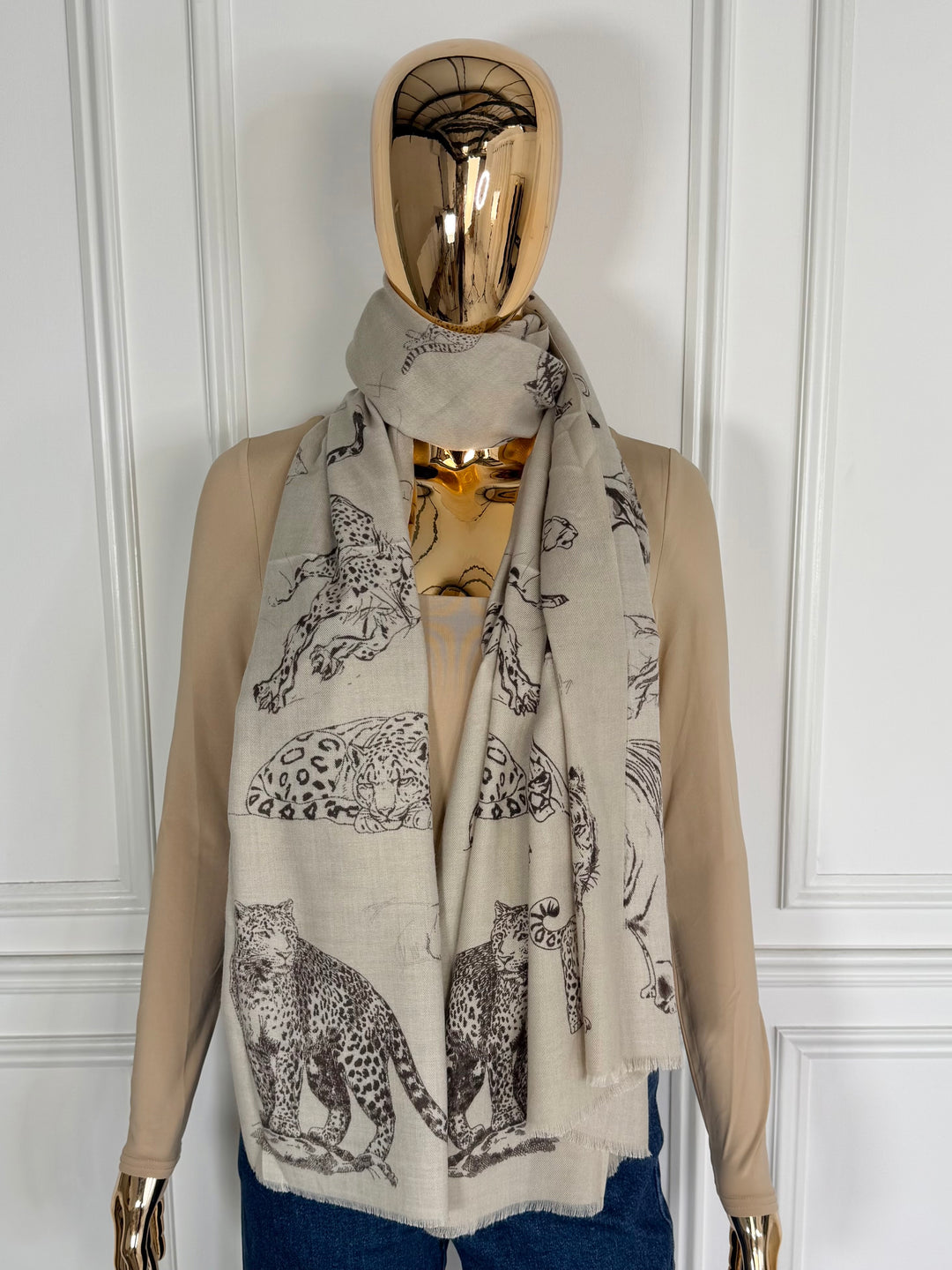 Cheetah Print Scarf