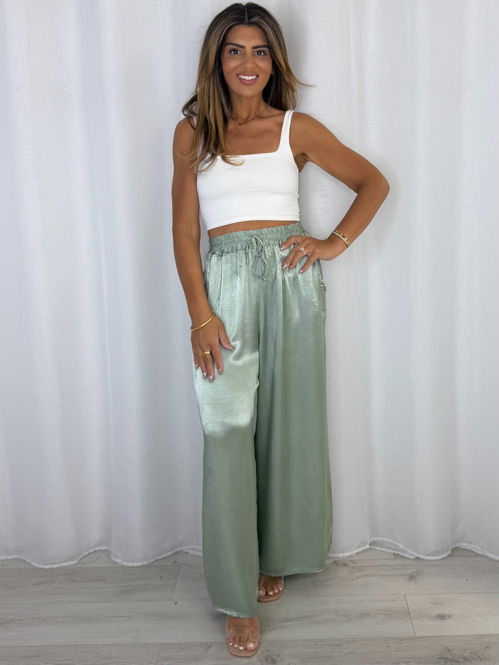 Satin Trousers (5 Colours)