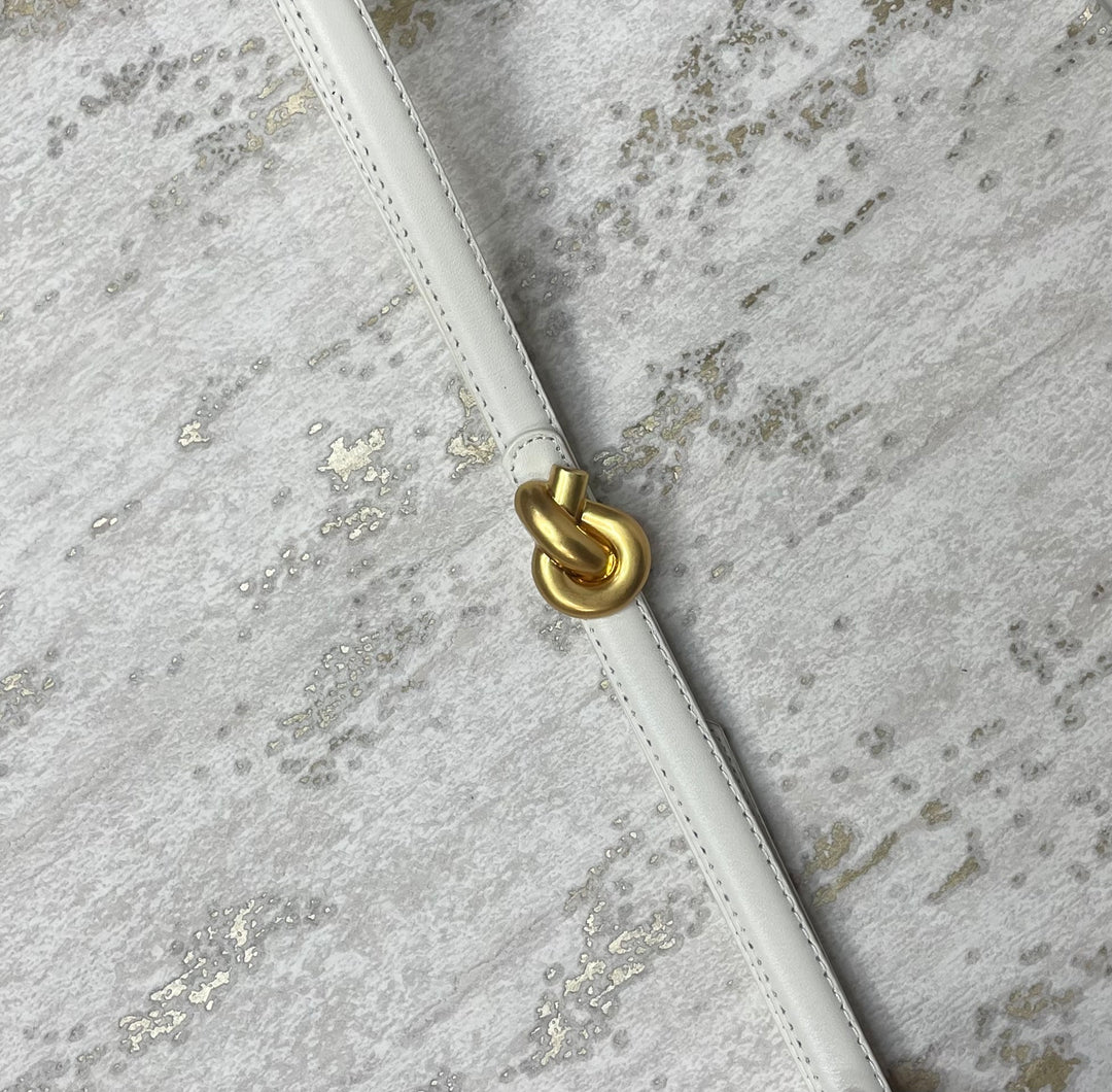 Gold Knot Faux Leather Belt (5 Colours)