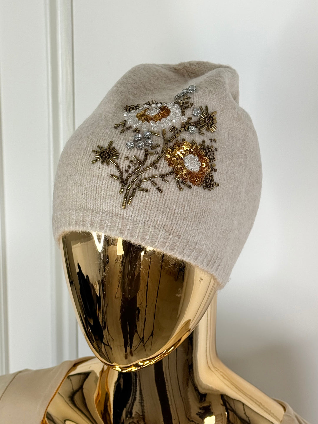 Embellished Beenie Hat (4 Colours)