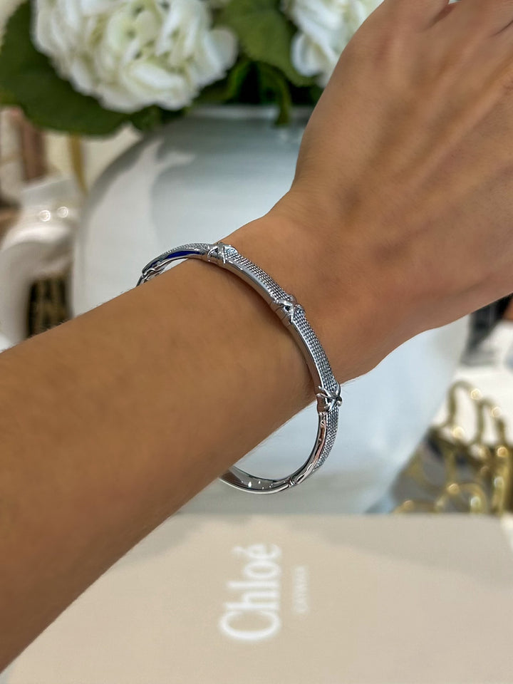 Triple Cross Detail Bangle (2 Colours)
