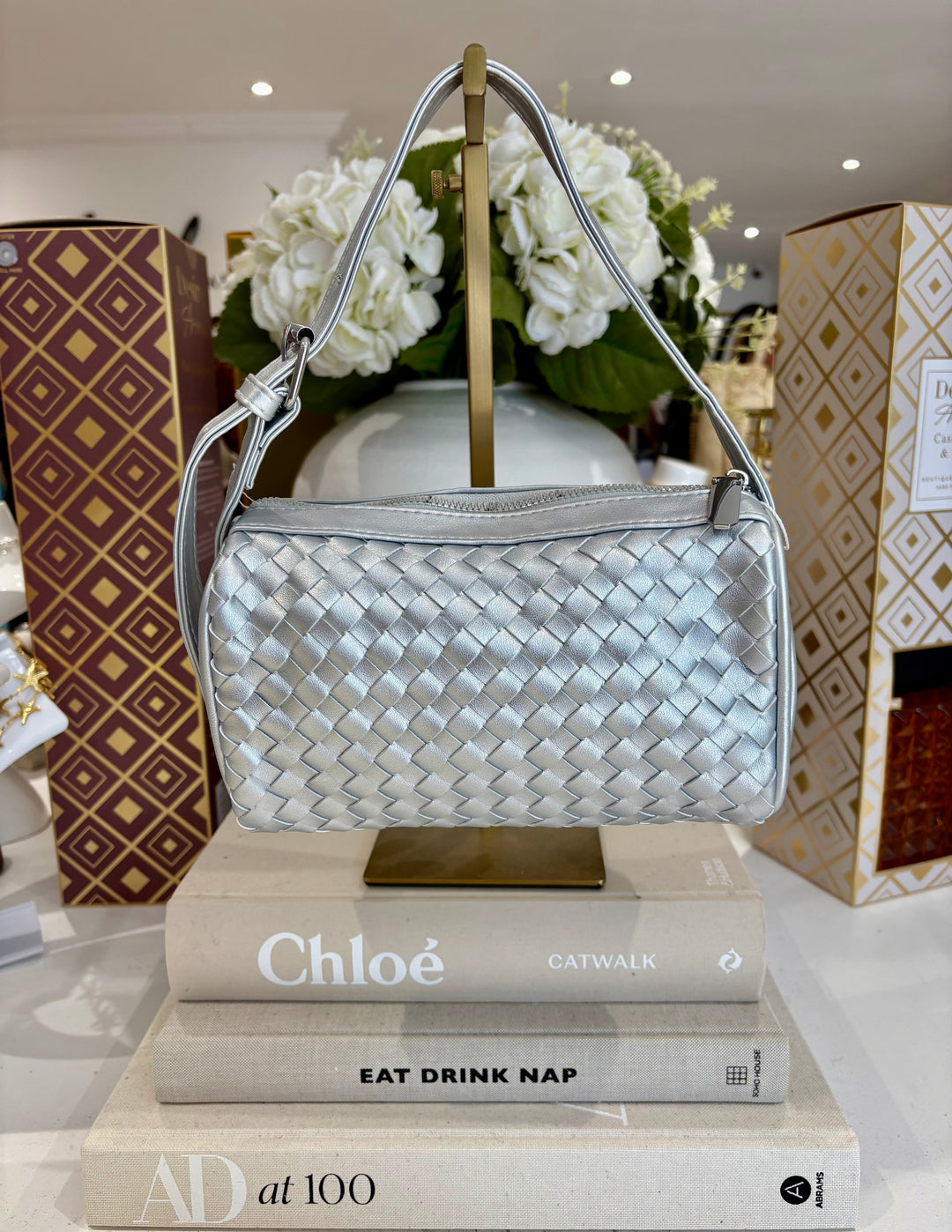 Round Woven Clutch Bag (6 Colours)