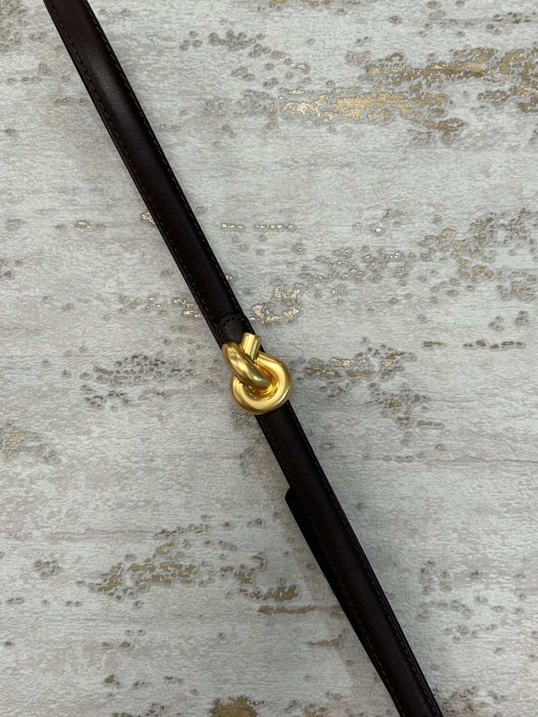 Gold Knot Faux Leather Belt (3 Colours)