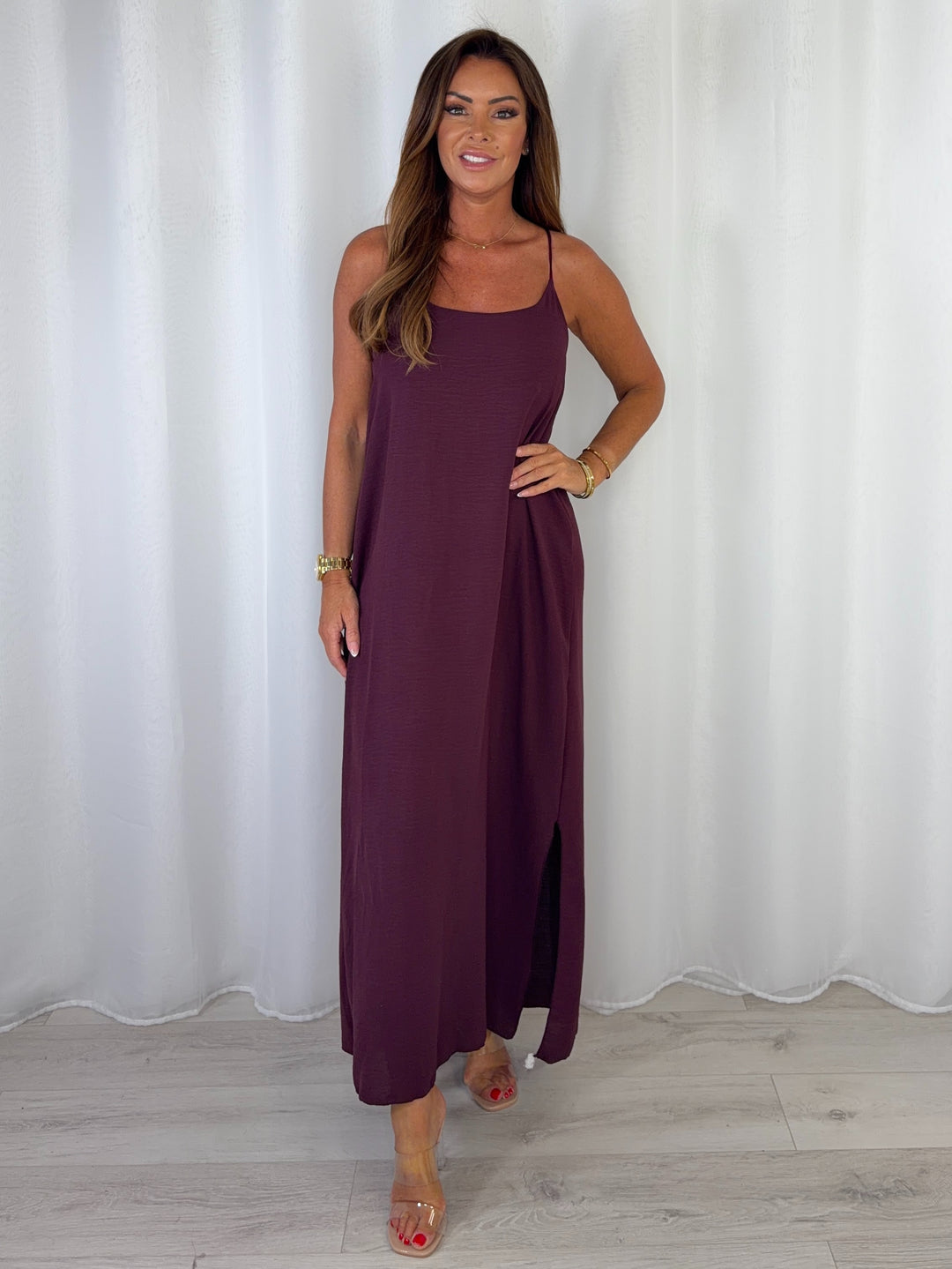 Spaghetti Strap Maxi Dress (14 Colours)