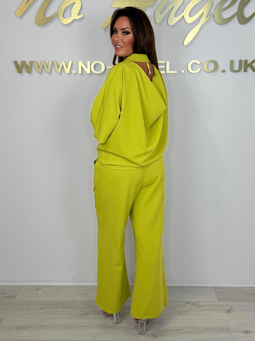 Tie Up Shirt Silver Ring Back Detail Co-ord (5 Colours)