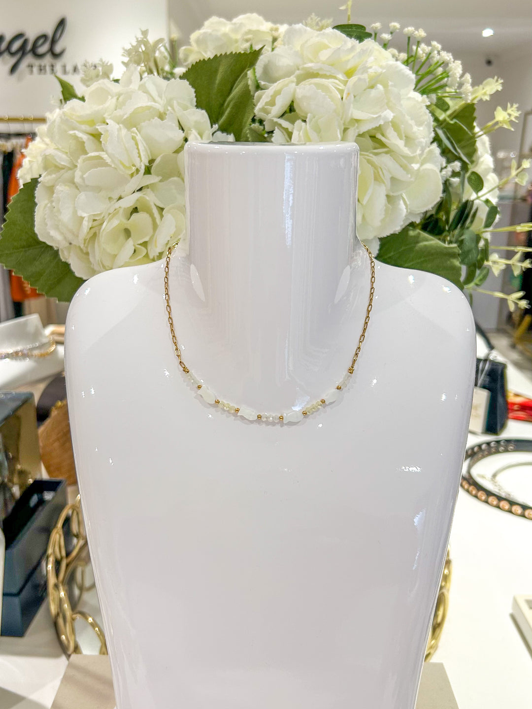 Gold Beaded Necklaces (12 Styles)