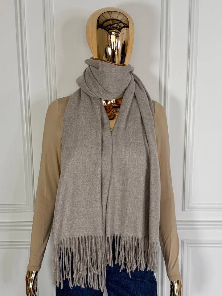 Cashmere Tassel Edge Scarf (8 Colours)