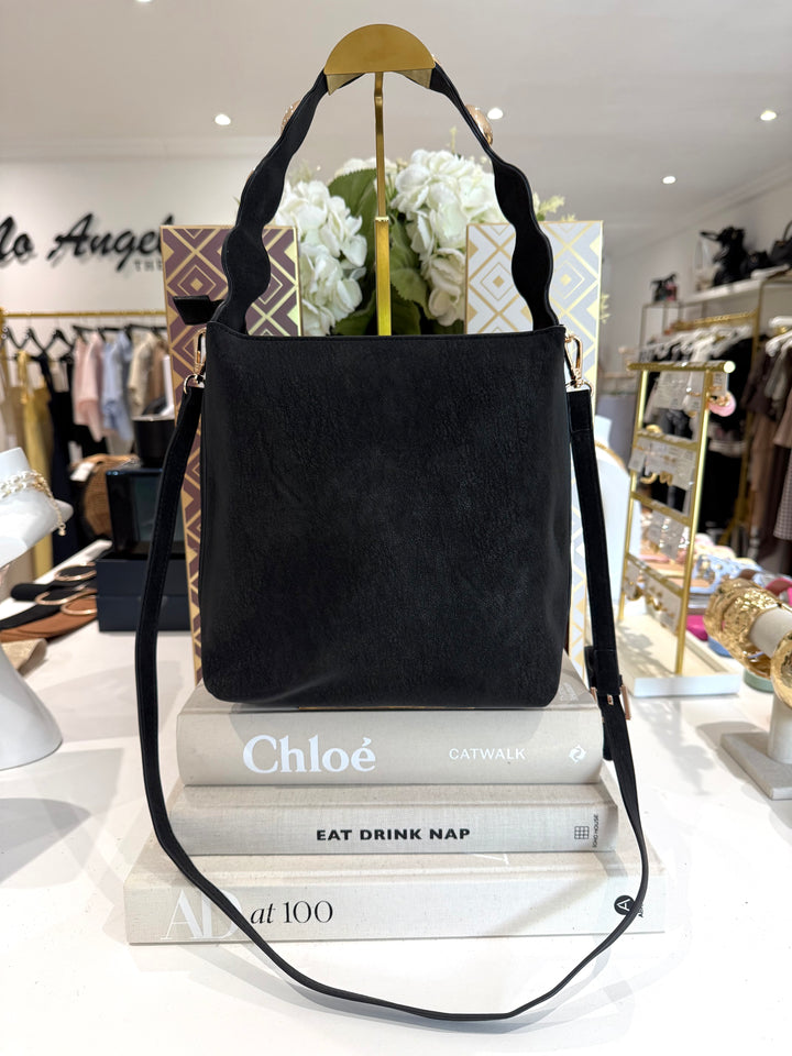 Gold Disk Handle Bag (2 Colours)