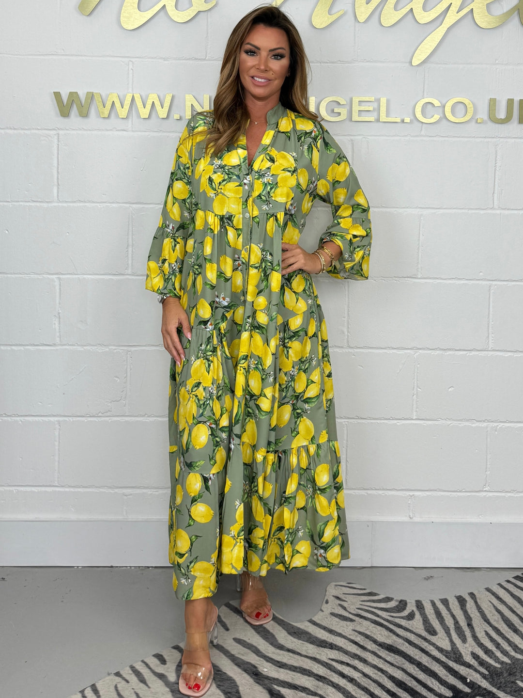 Lemon Print Dress (3 Styles)