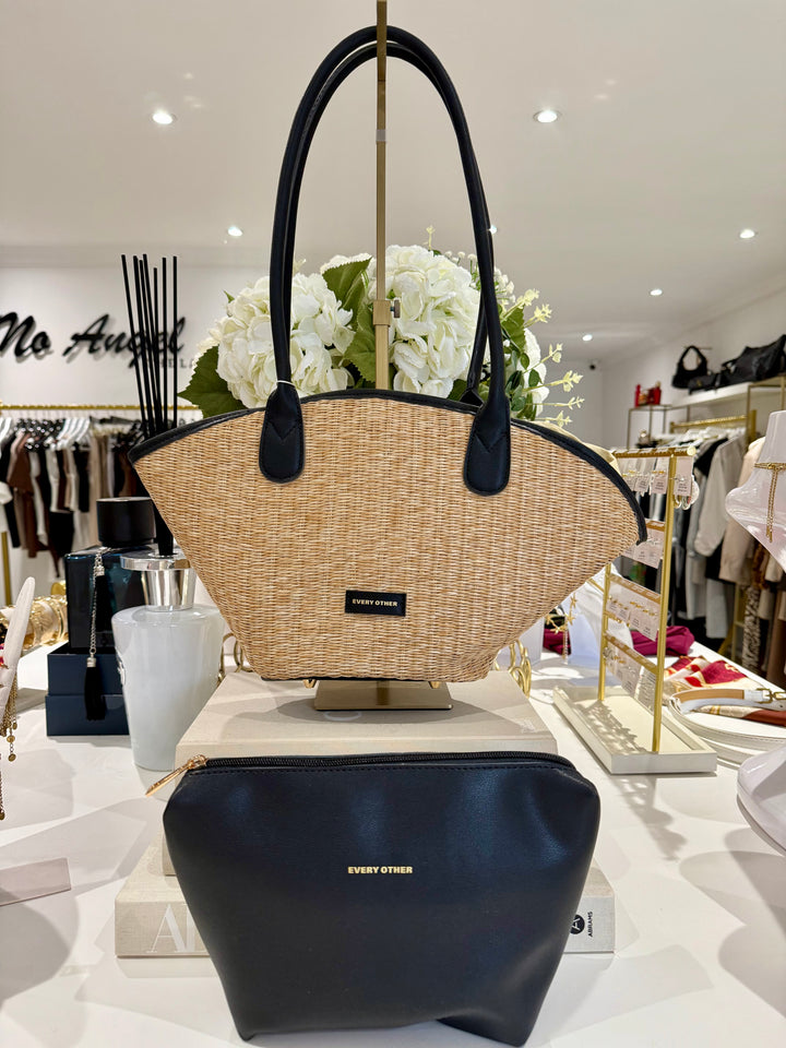 Straw Curve Top Grab Bag (3 Colours)