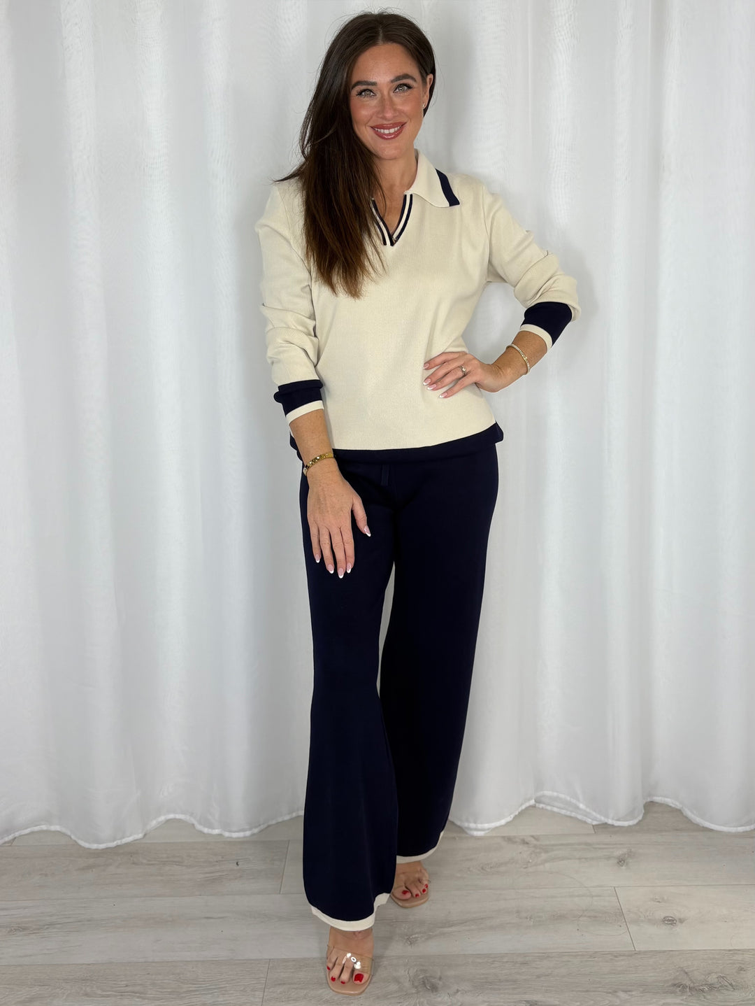 Collared Jumper And Trouser Co-Ord (4 Colours)