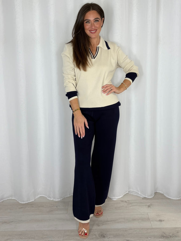 Collared Jumper And Trouser Co-Ord (4 Colours)