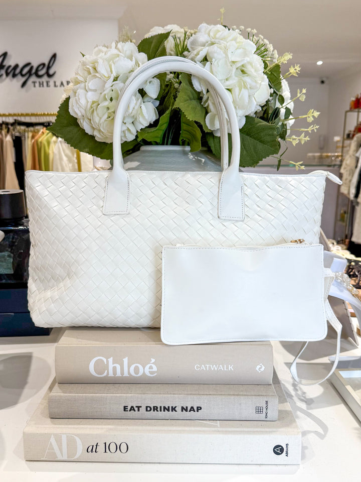 Woven Large Handbag (4 Colours)