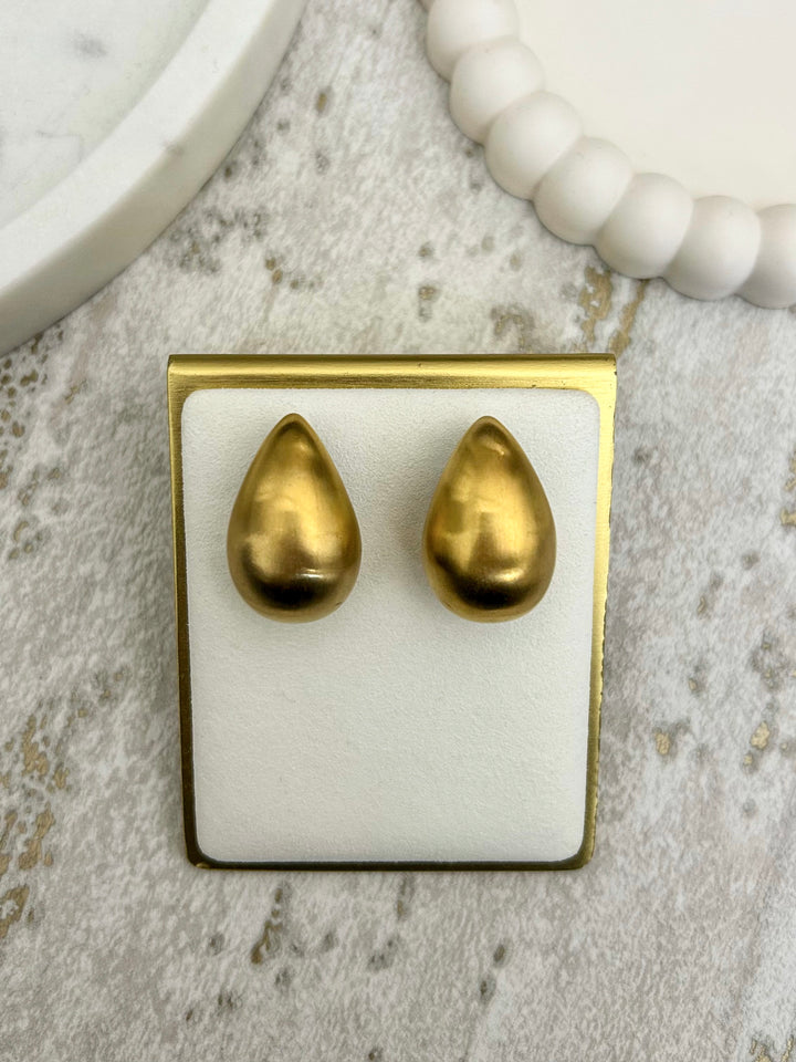 Large Teardrop Chunky Earrings (5 Styles)