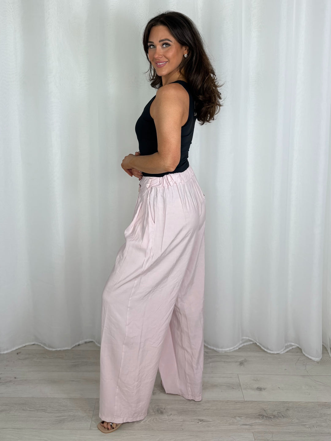 Wide Leg Wrap Trouser (4 Colours)