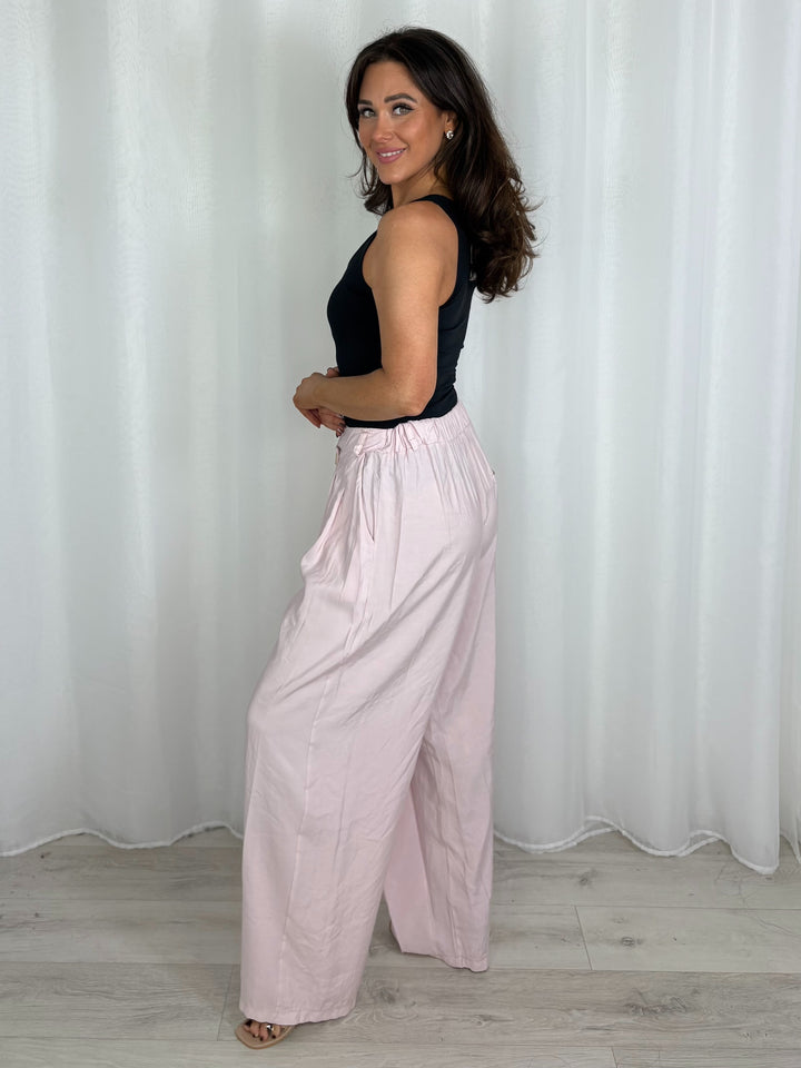 Wide Leg Wrap Trouser (4 Colours)