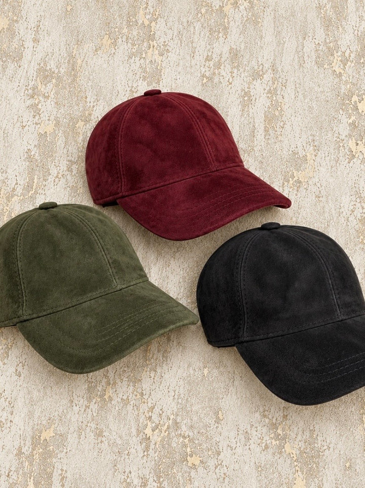 Suede Flat Cap (3 Colours)