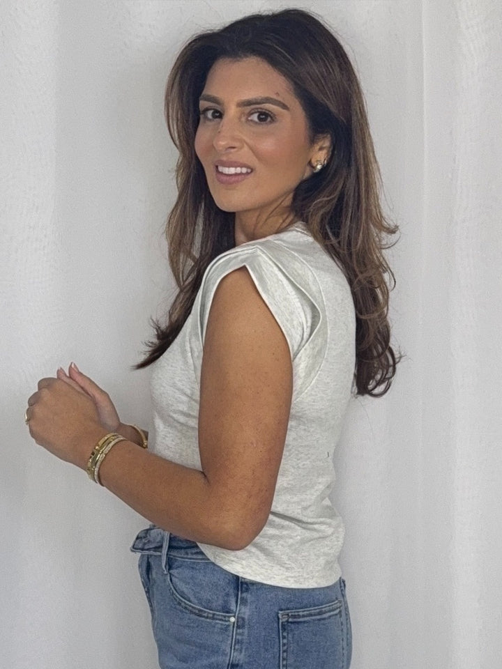 Cap Sleeve Round Neck Basic Top (3 Colours)