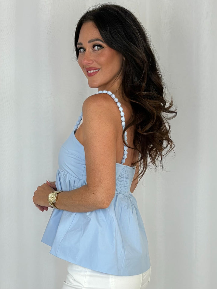 Beaded Strap Top (2 Colours)