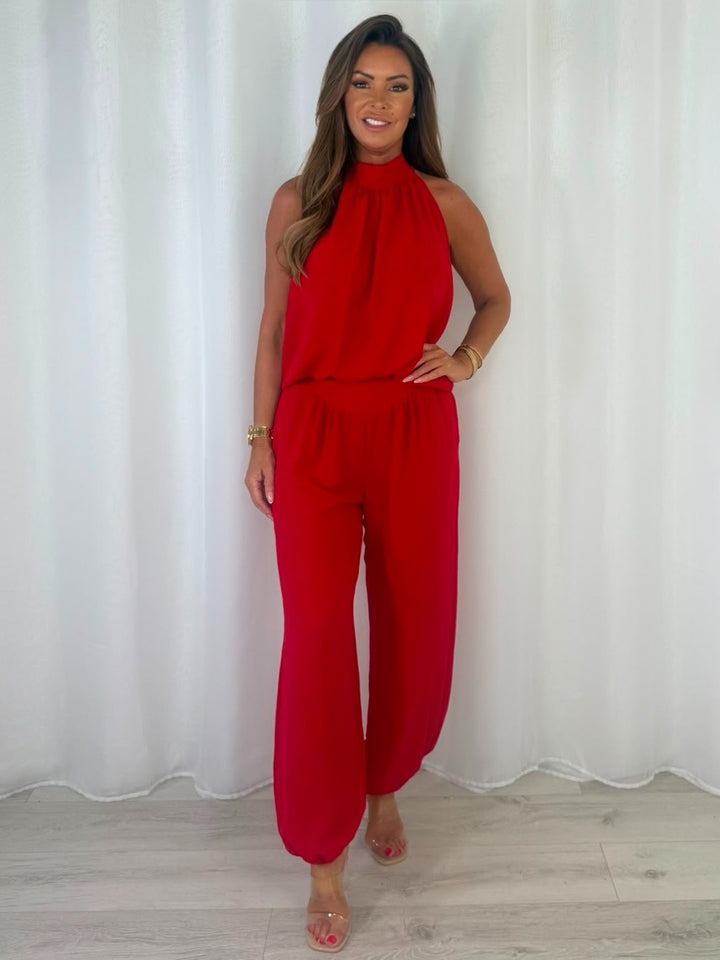 Halter Neck Trouser Co-Ord (4 Colours)