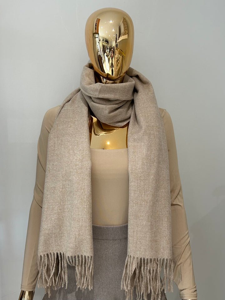 Soft Knit Tassel Edge Scarf (5 Colours)