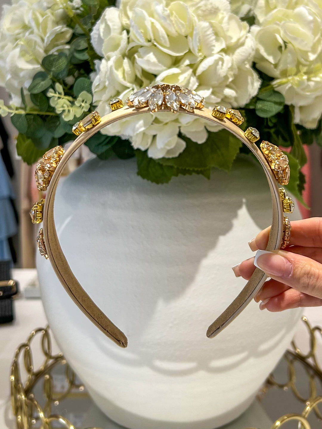 Flower Jewelled Headband