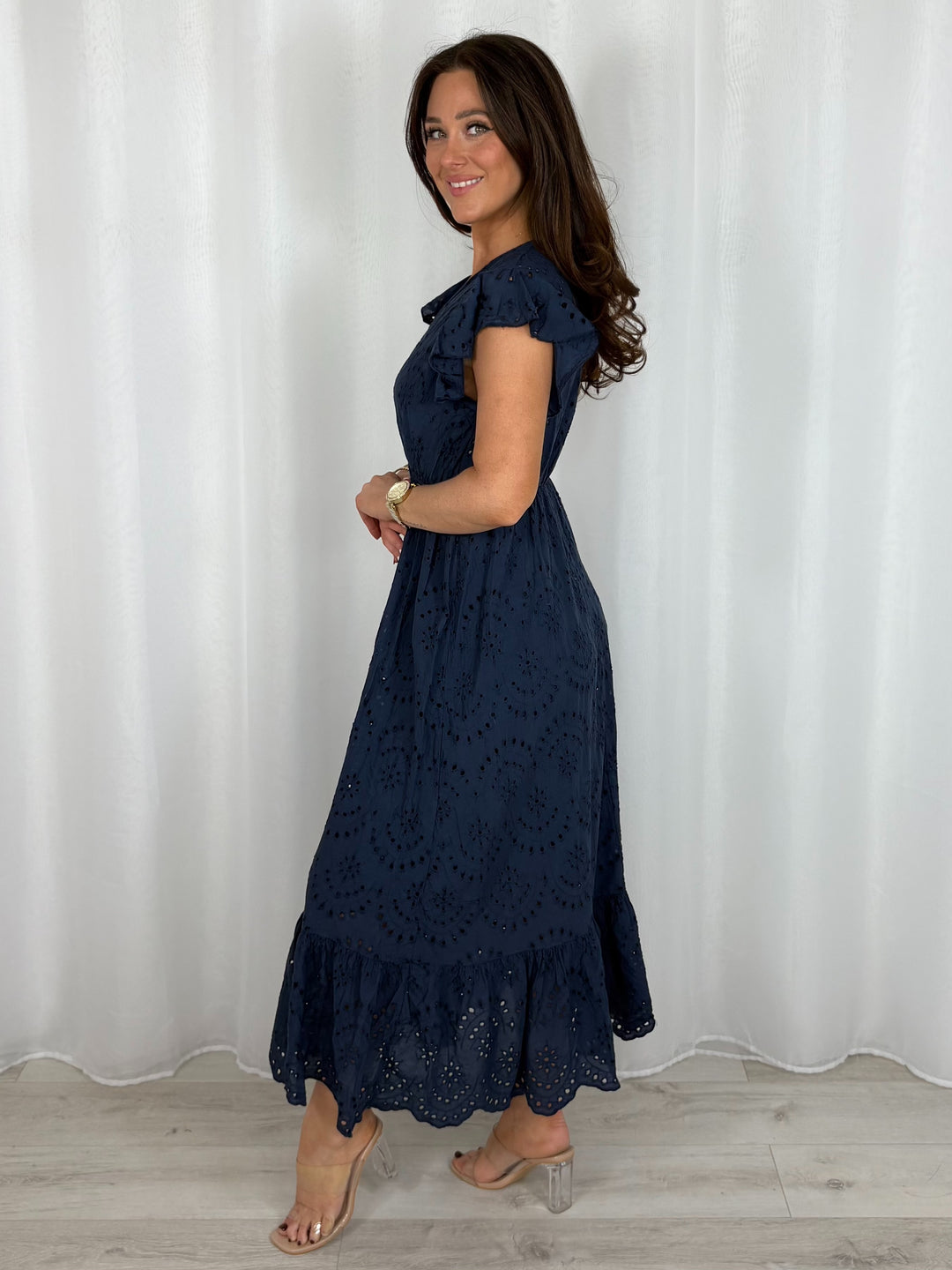Embroidery Anglaise Dress (5 Colours)