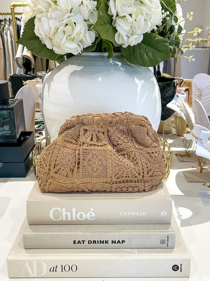 Crochet Style Clutch Bag (2 Colours)