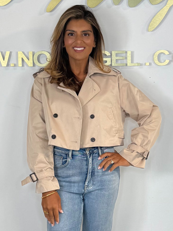 Double Breasted Collared Trench Coat (2 Colours)