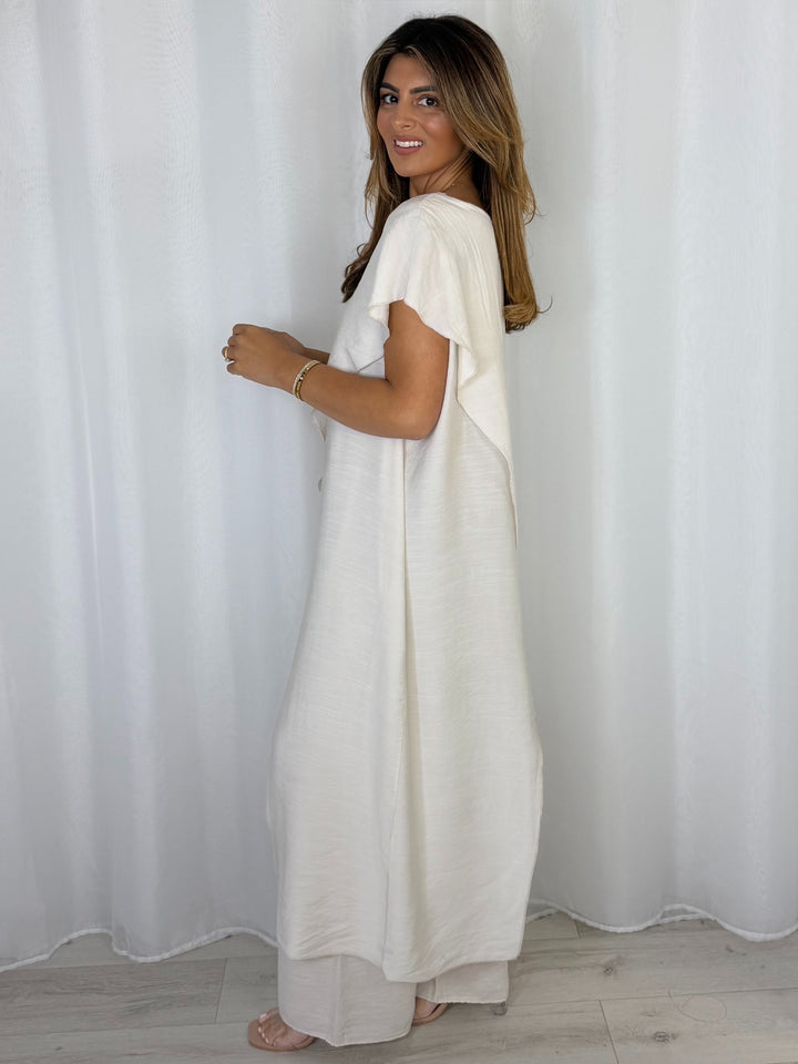 Crossover Draped Trouser Co-Ord (2 Colours)