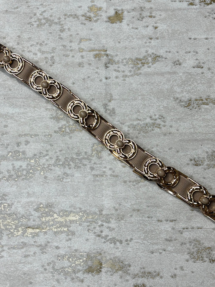 Pearl Circle Interlock Elastic Belt (3 Colours)