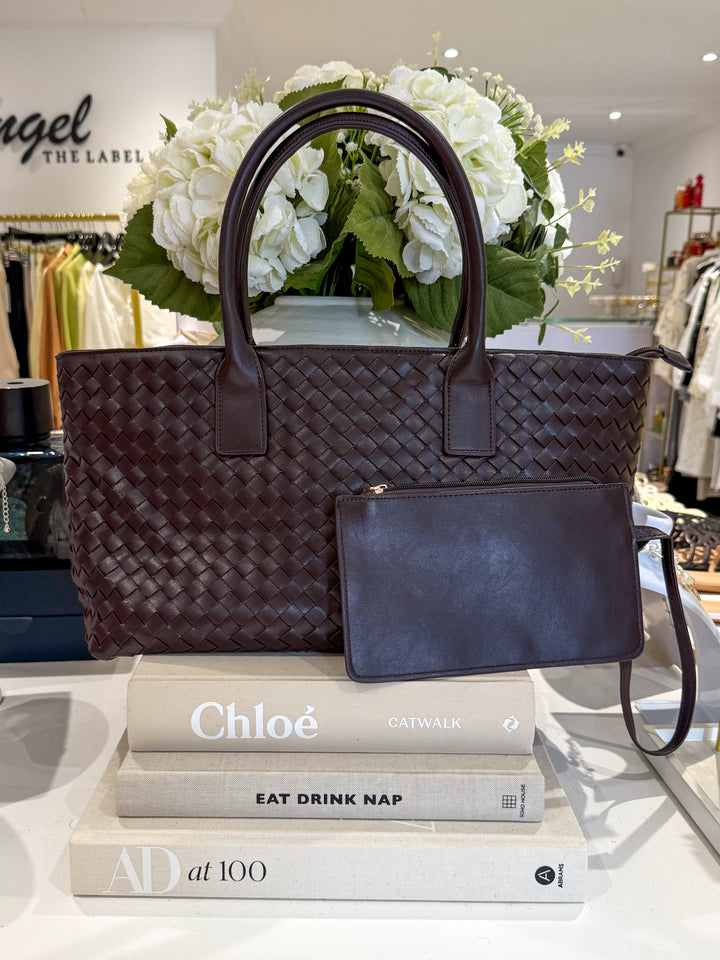 Woven Large Handbag (4 Colours)