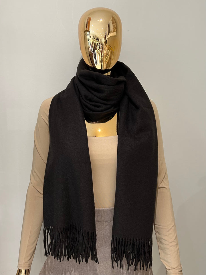 Soft Knit Tassel Edge Scarf (5 Colours)