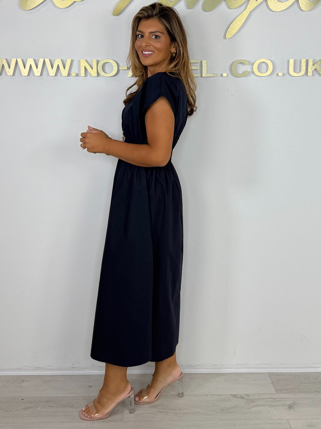 Double Star Cap Sleeve Midi Dress (5 Colours)