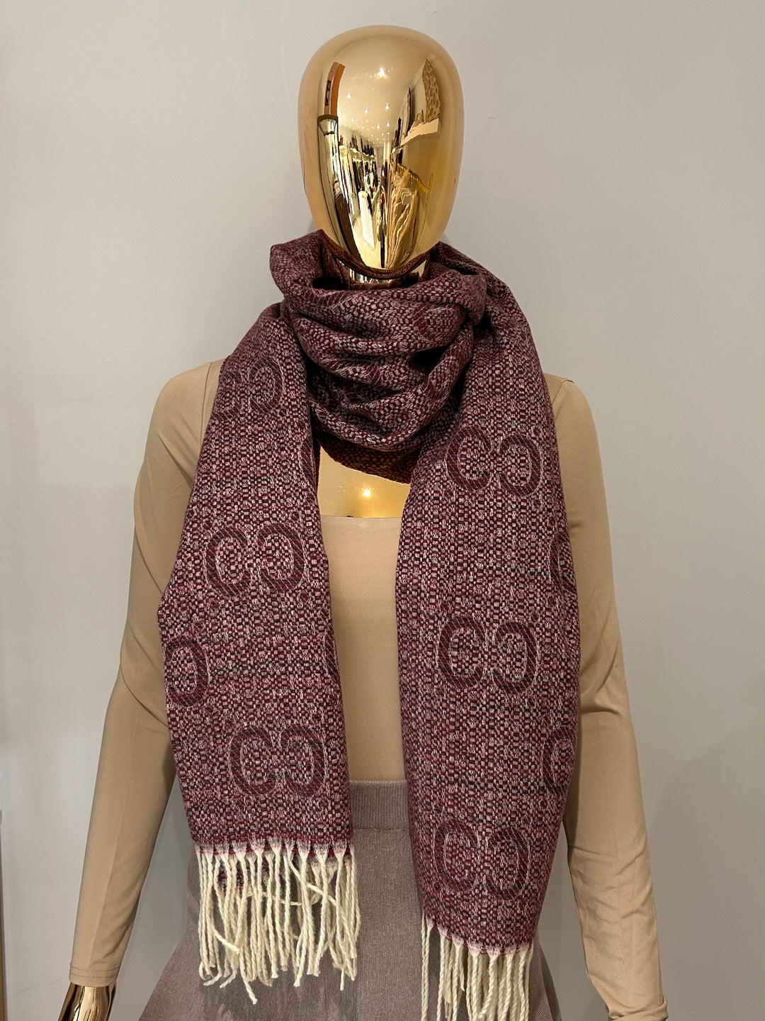 Designer Inspired Soft Knit Tassel Scarf (4 Colours)