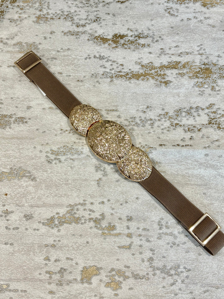 Triple Gold Disk Belt (3 Colours)