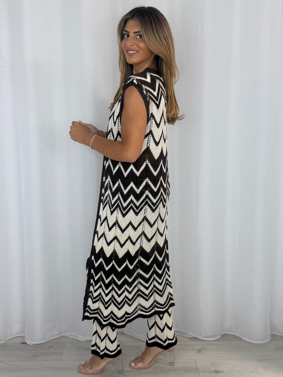 ZigZag Cardigan And Trouser Co-Ord (3 Colours)