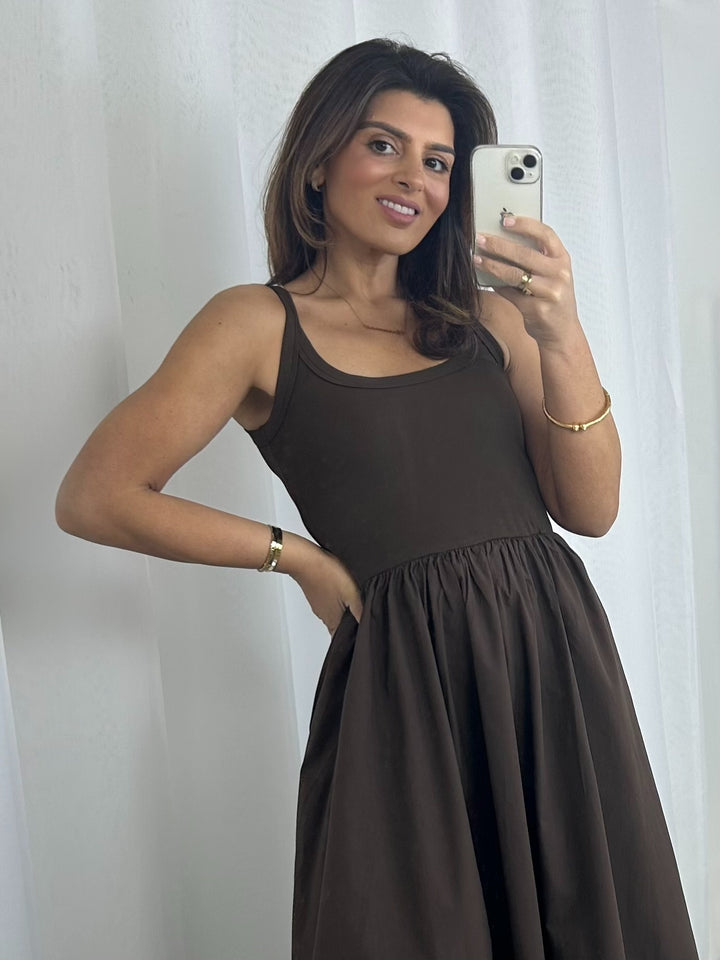 Ribbed Vest Top Maxi Dress (3 Colours)