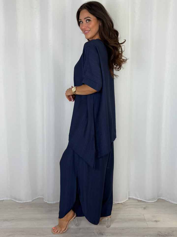 Oversized Top And Split Trouser Co-Ord (8 Colours)