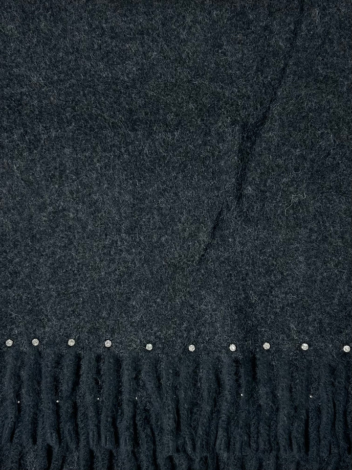 Diamante Tassel Detailed Scarf (6 Colours)