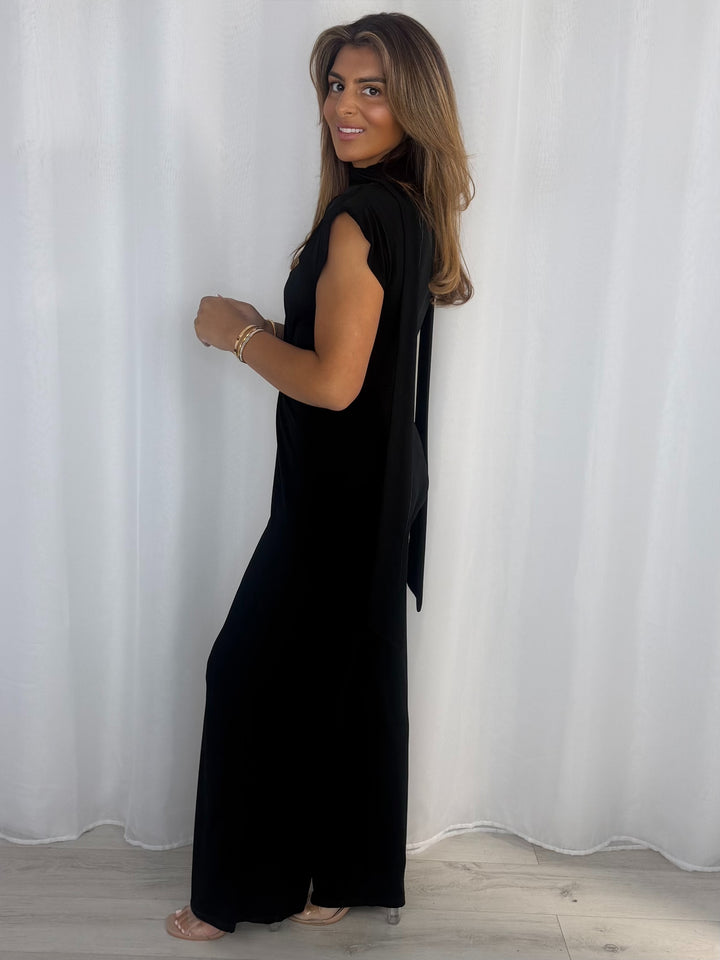 Jumpsuit With Gold Hammer Buckle